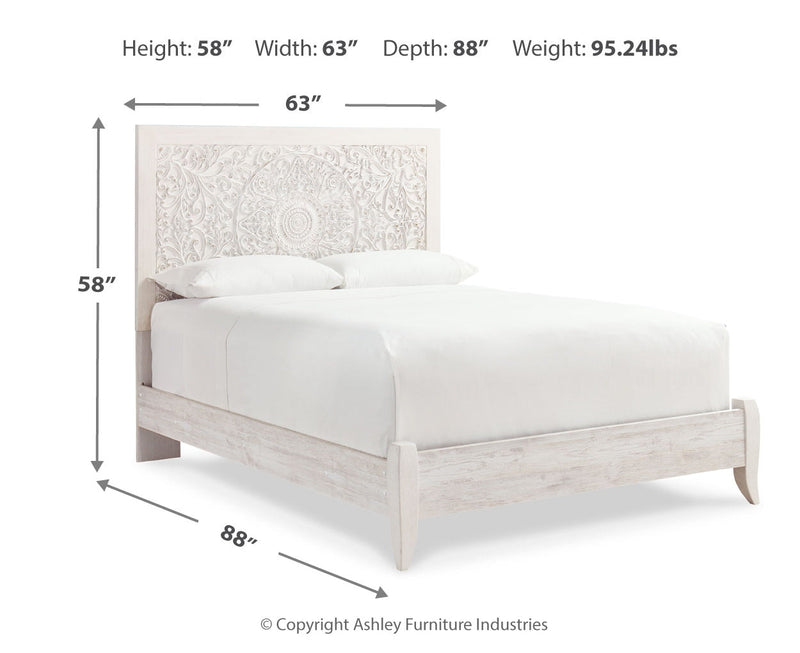 Paxberry Panel Bed, Dresser, Mirror, Chest & Nightstand, Bedroom Set