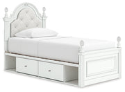 Maylilly Upholstered Panel Bed Twin Upholstered Panel Storage Bed