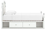 Maylilly Upholstered Panel Bed with Storage