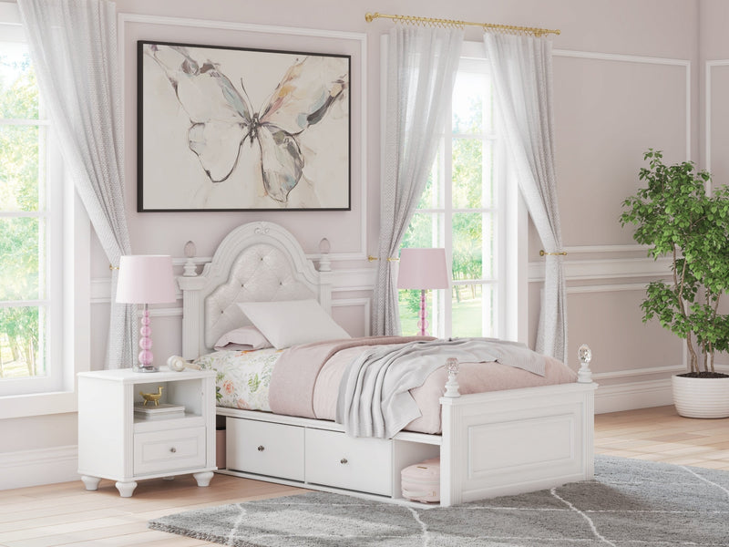 Maylilly Upholstered Panel Bed