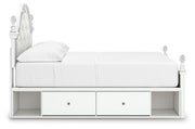 Maylilly Upholstered Panel Bed with Storage
