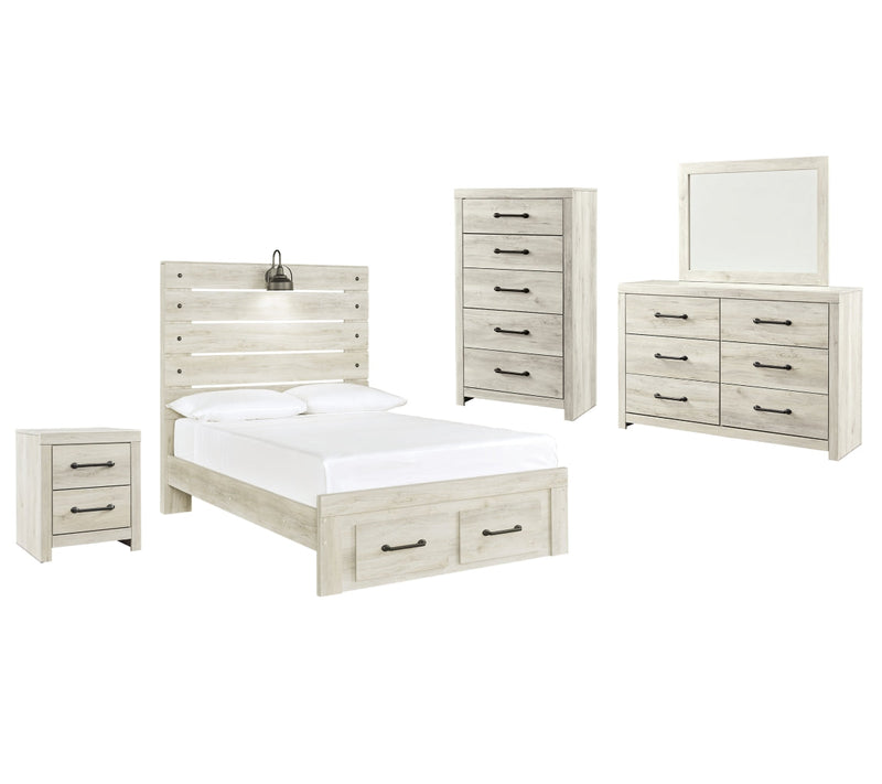Cambeck Panel Bed, Dresser, Mirror, Chest & Nightstand, Bedroom Set
