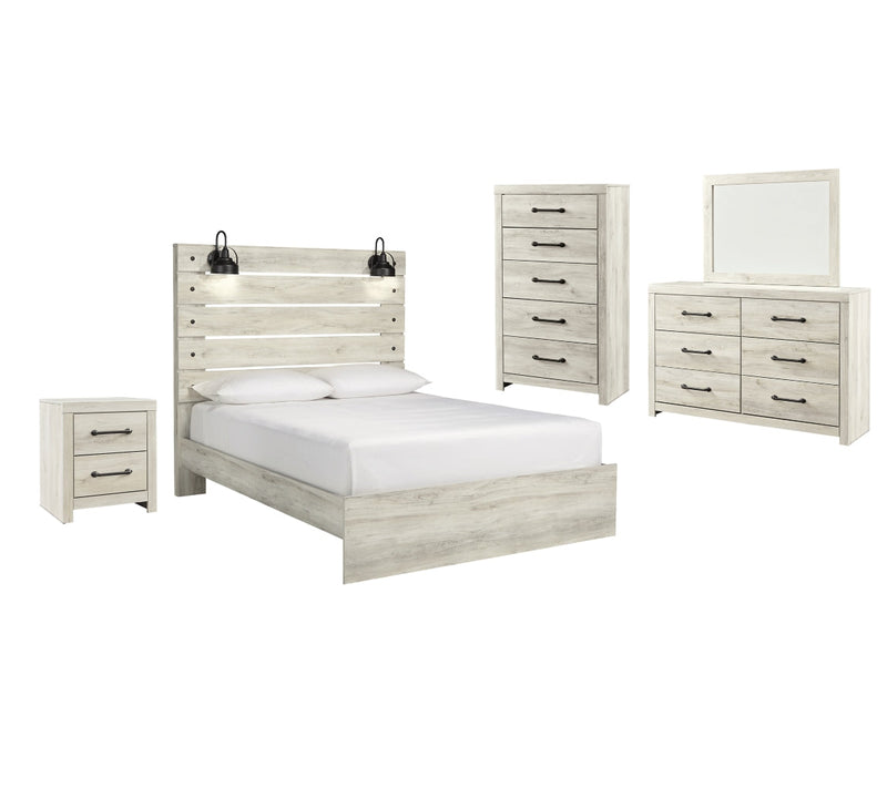 Cambeck Panel Bed, Dresser, Mirror, Chest & Nightstand, Bedroom Set