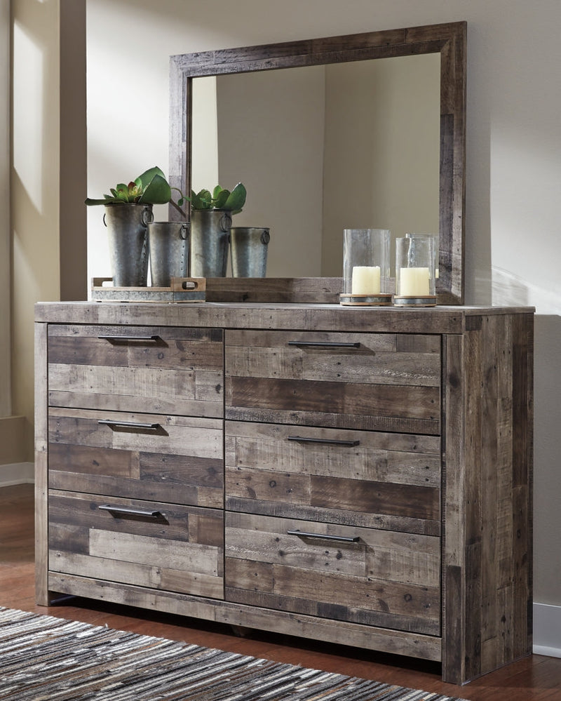 Derekson Panel Bed, Dresser, Mirror, Chest & Nightstand, Bedroom Set