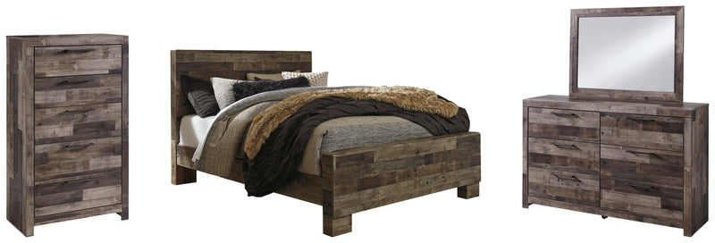 Derekson Panel Bed, Dresser, Mirror, Chest & Nightstand, Bedroom Set