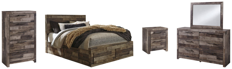 Derekson Panel Bed, Dresser, Mirror, Chest & Nightstand, Bedroom Set