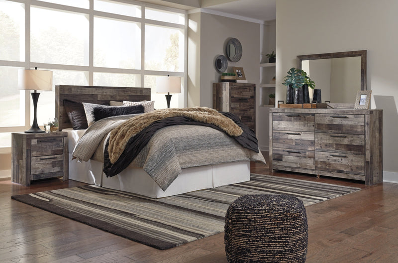 Derekson Panel Bed, Dresser, Mirror, Chest & Nightstand, Bedroom Set