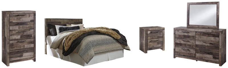 Derekson Panel Bed, Dresser, Mirror, Chest & Nightstand, Bedroom Set