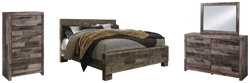 Derekson Panel Bed, Dresser, Mirror, Chest & Nightstand, Bedroom Set