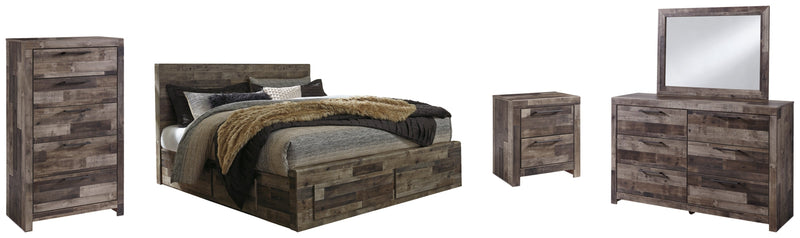 Derekson Panel Bed, Dresser, Mirror, Chest & Nightstand, Bedroom Set