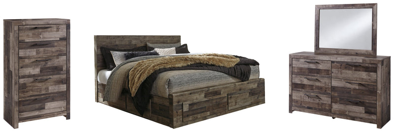 Derekson Panel Bed, Dresser, Mirror, Chest & Nightstand, Bedroom Set