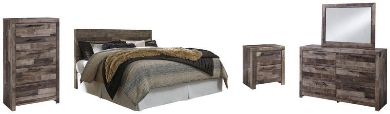 Derekson Panel Bed, Dresser, Mirror, Chest & Nightstand, Bedroom Set