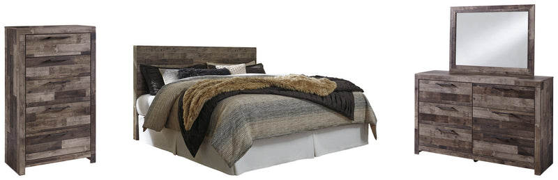 Derekson Panel Bed, Dresser, Mirror, Chest & Nightstand, Bedroom Set