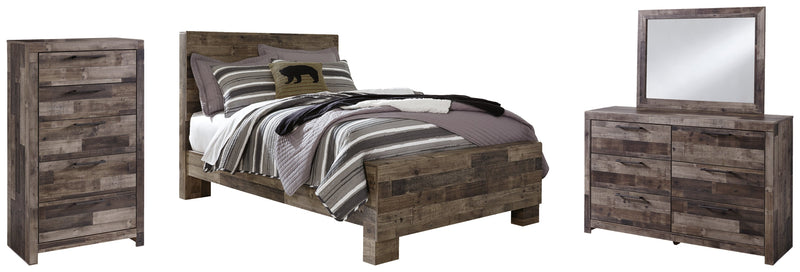 Derekson Panel Bed, Dresser, Mirror, Chest & Nightstand, Bedroom Set