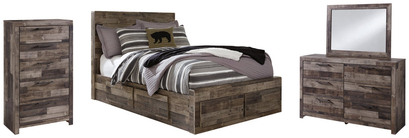 Derekson Panel Bed, Dresser, Mirror, Chest & Nightstand, Bedroom Set