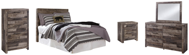 Derekson Panel Bed, Dresser, Mirror, Chest & Nightstand, Bedroom Set