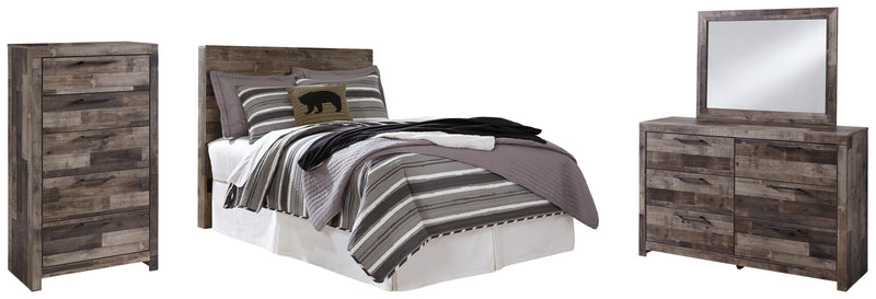 Derekson Panel Bed, Dresser, Mirror, Chest & Nightstand, Bedroom Set