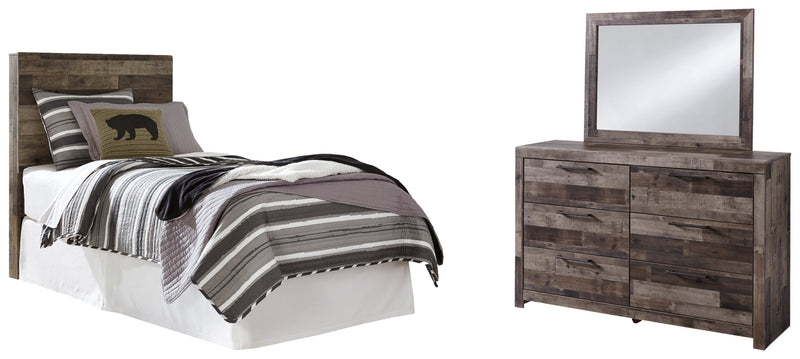 Derekson Panel Bed, Dresser, Mirror, Chest & Nightstand, Bedroom Set