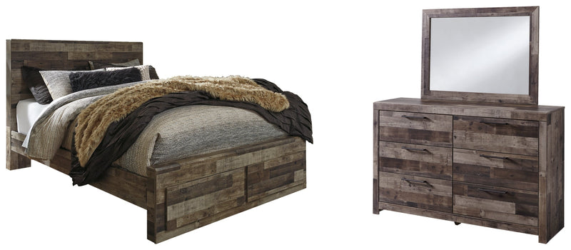 Derekson Panel Bed, Dresser, Mirror, Chest & Nightstand, Bedroom Set