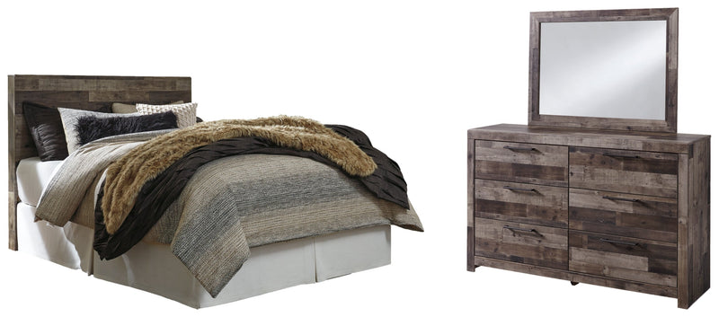 Derekson Panel Bed, Dresser, Mirror, Chest & Nightstand, Bedroom Set