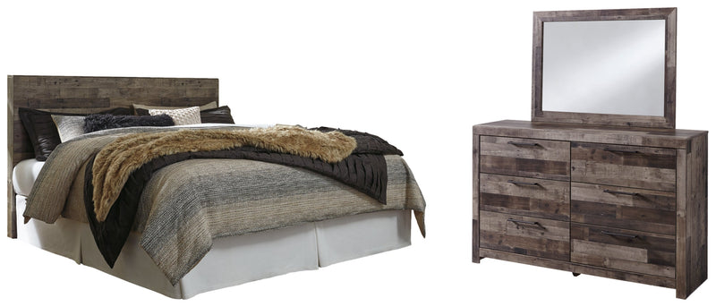 Derekson Panel Bed, Dresser, Mirror, Chest & Nightstand, Bedroom Set