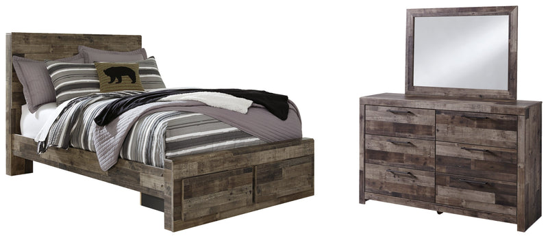 Derekson Panel Bed, Dresser, Mirror, Chest & Nightstand, Bedroom Set