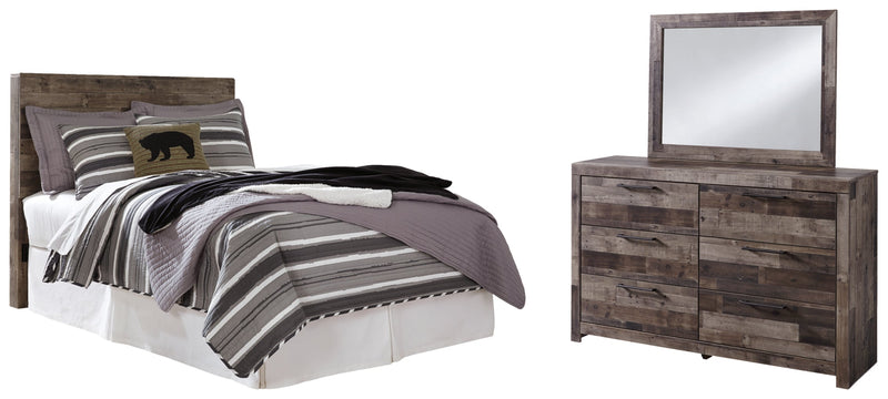 Derekson Panel Bed, Dresser, Mirror, Chest & Nightstand, Bedroom Set