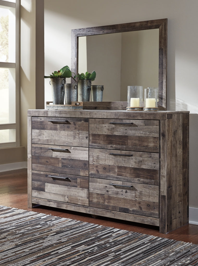 Derekson Panel Bed, Dresser, Mirror, Chest & Nightstand, Bedroom Set