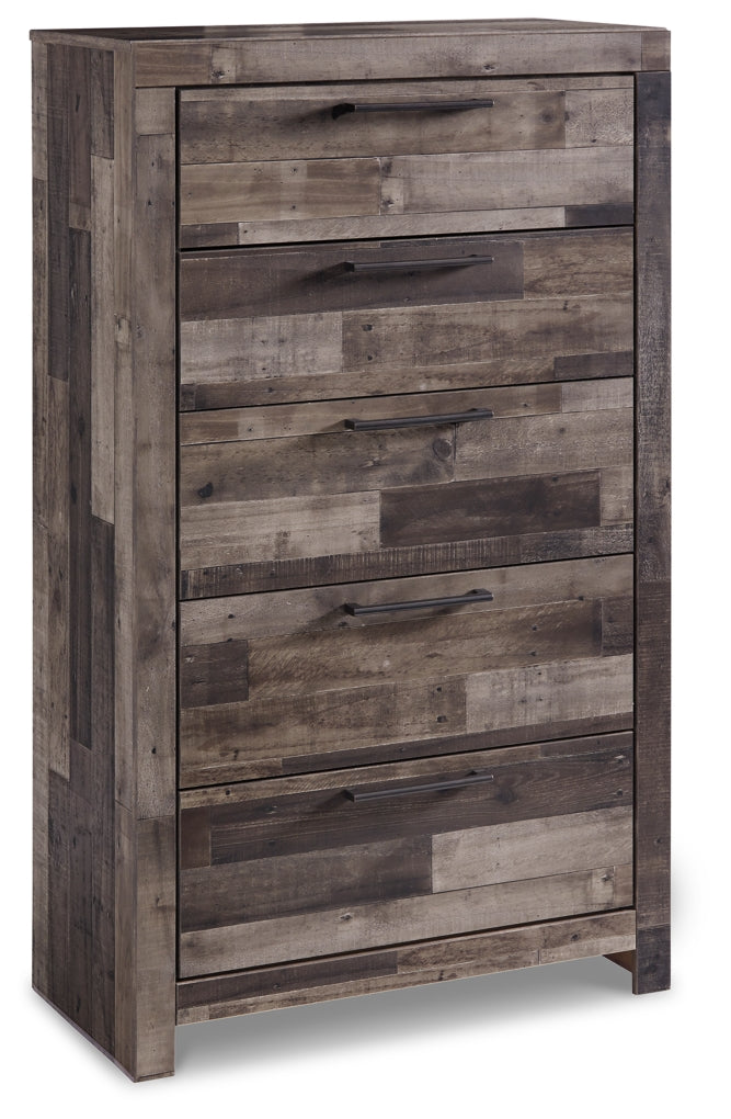 Derekson Panel Bed, Dresser, Mirror, Chest & Nightstand, Bedroom Set
