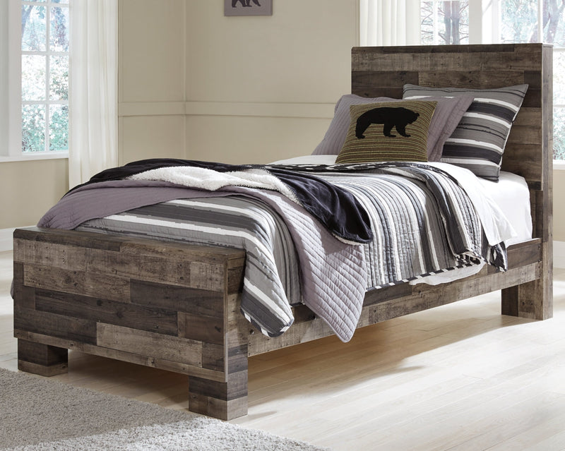 Derekson Panel Bed, Dresser, Mirror, Chest & Nightstand, Bedroom Set