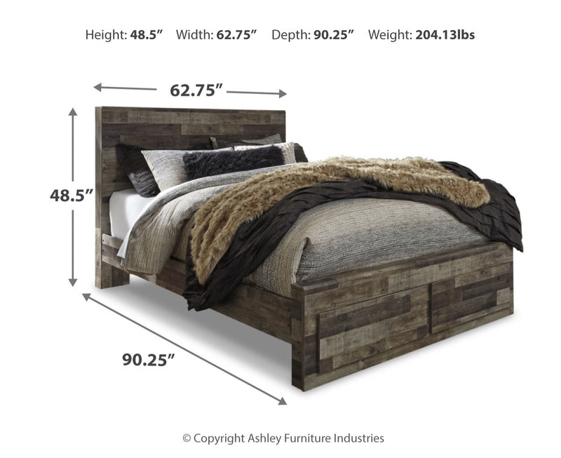 Derekson Panel Bed, Dresser, Mirror, Chest & Nightstand, Bedroom Set