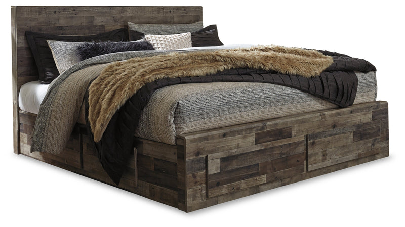 Derekson Panel Bed, Dresser, Mirror, Chest & Nightstand, Bedroom Set