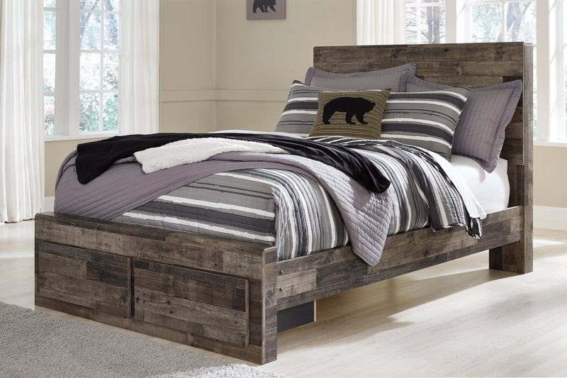Derekson Panel Bed, Dresser, Mirror, Chest & Nightstand, Bedroom Set