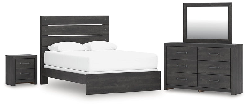 Hollivern Panel Bed, Dresser, Mirror, Chest & Nightstand, Bedroom Set