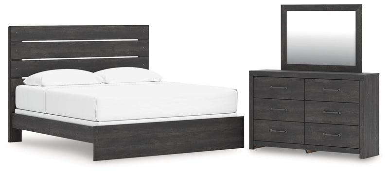 Hollivern Panel Bed, Dresser, Mirror, Chest & Nightstand, Bedroom Set