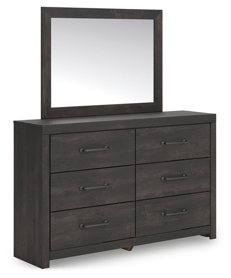 Hollivern Panel Bed, Dresser, Mirror, Chest & Nightstand, Bedroom Set