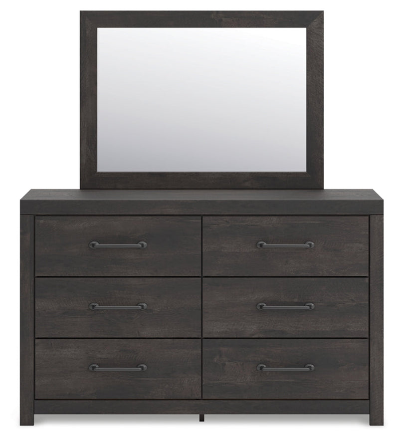 Hollivern Panel Bed, Dresser, Mirror, Chest & Nightstand, Bedroom Set