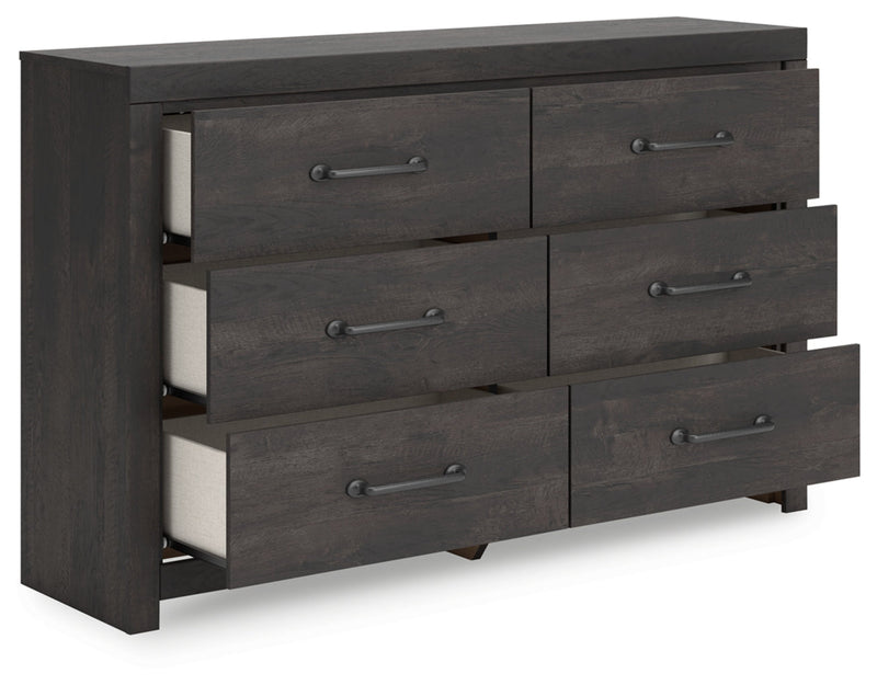 Delmorta Six Drawer Dresser