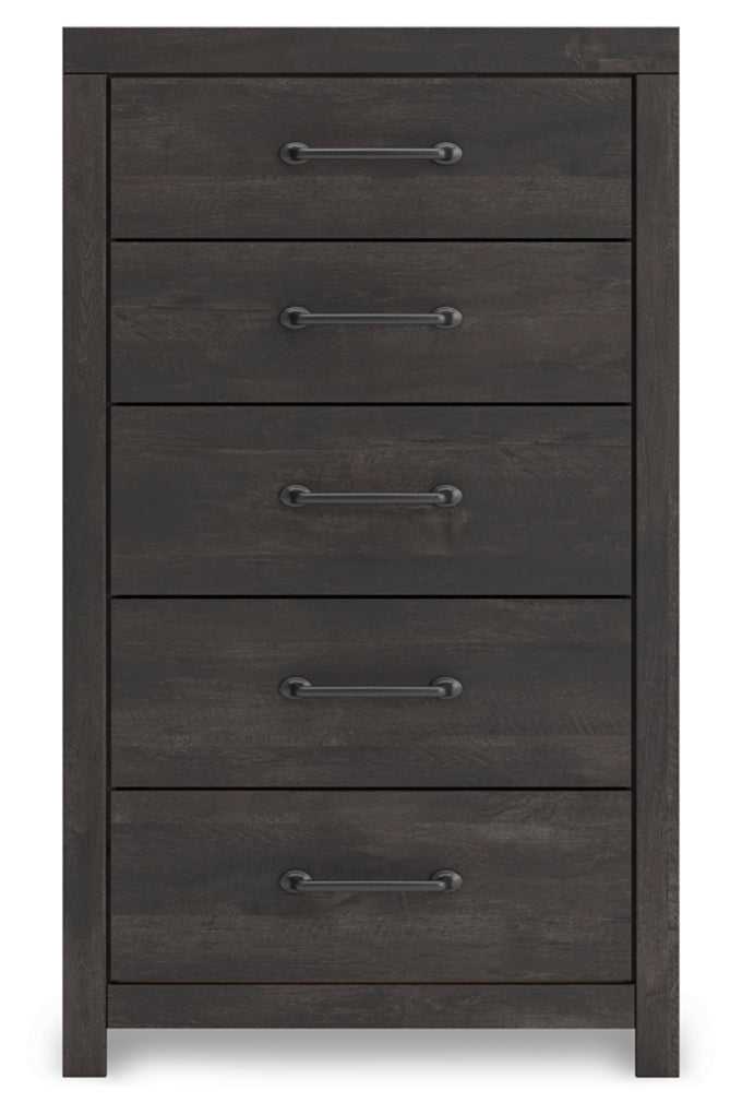 Hollivern Panel Bed, Dresser, Mirror, Chest & Nightstand, Bedroom Set