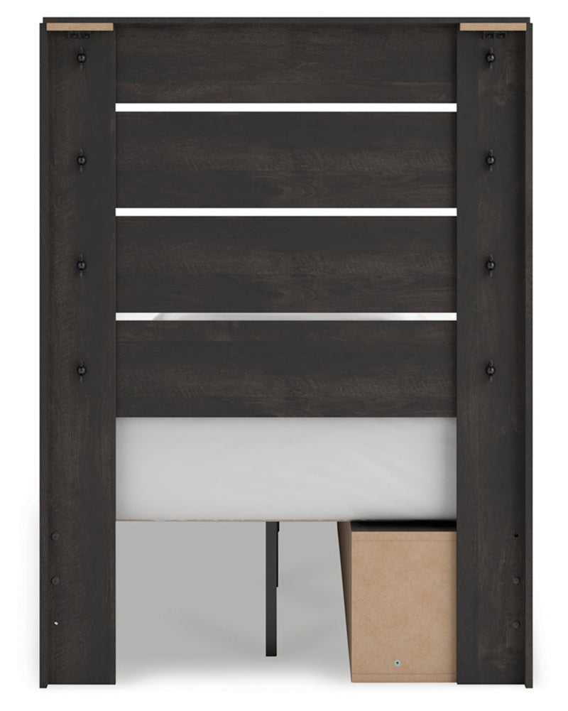 Delmorta Panel Bed