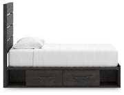 Delmorta Panel Storage Bed