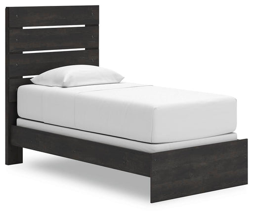 Delmorta Panel Bed Twin