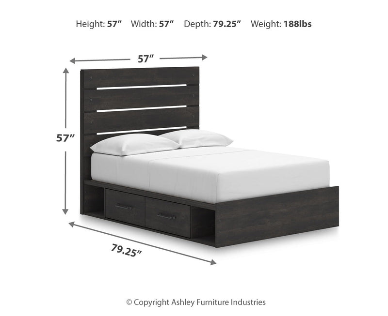 Delmorta Panel Bed