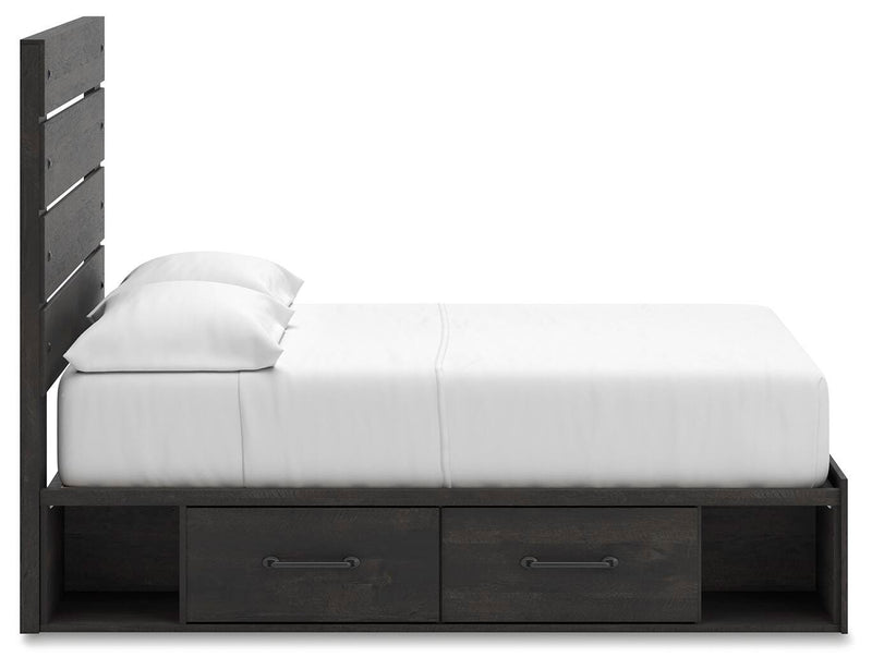Delmorta Panel Storage Bed