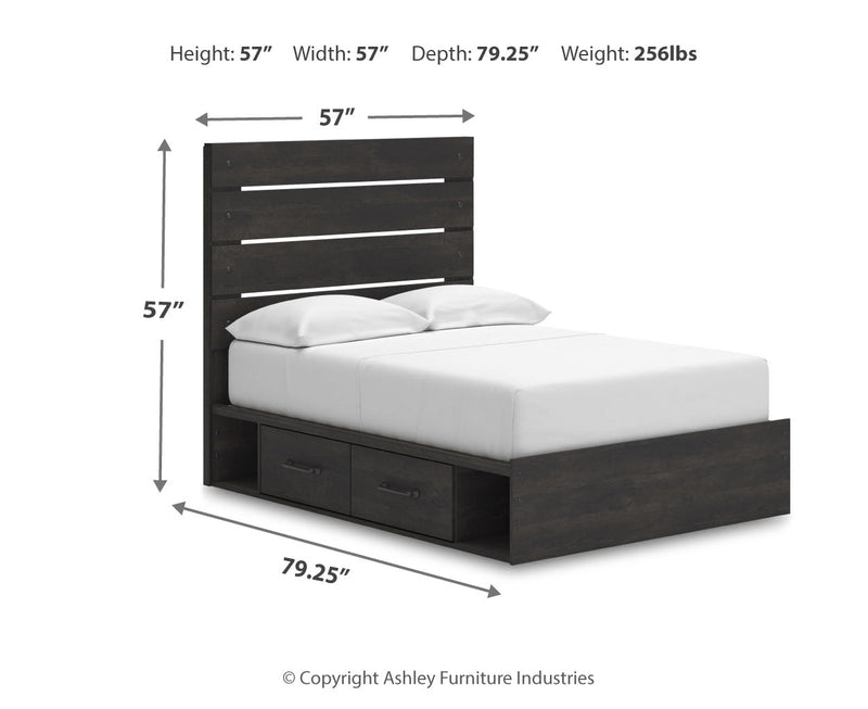 Delmorta Panel Bed