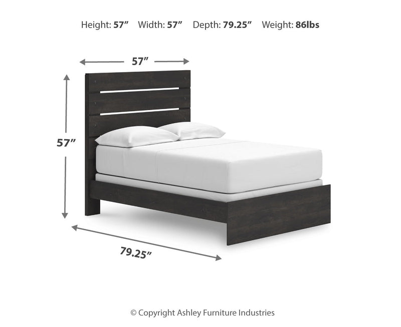 Delmorta Panel Bed