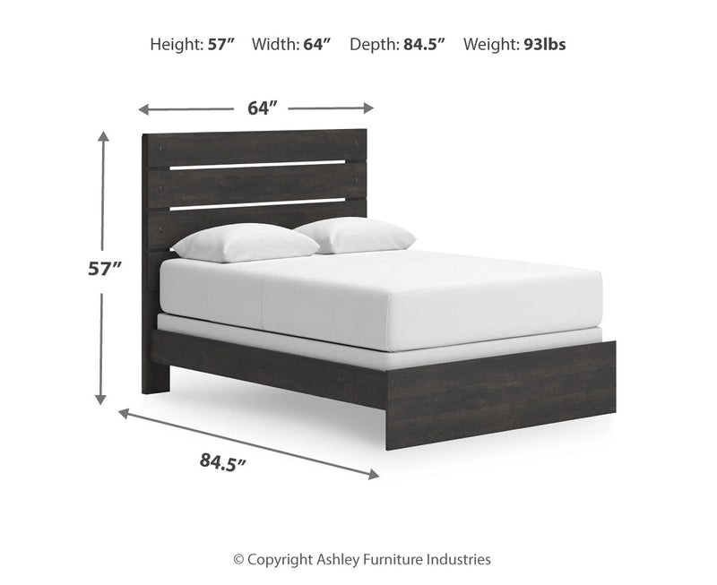 Delmorta Panel Bed