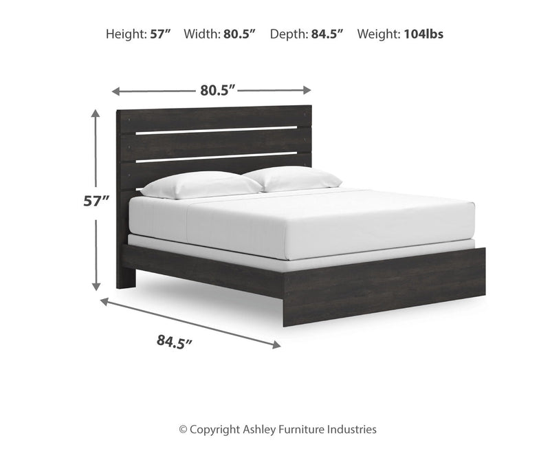 Delmorta Panel Bed