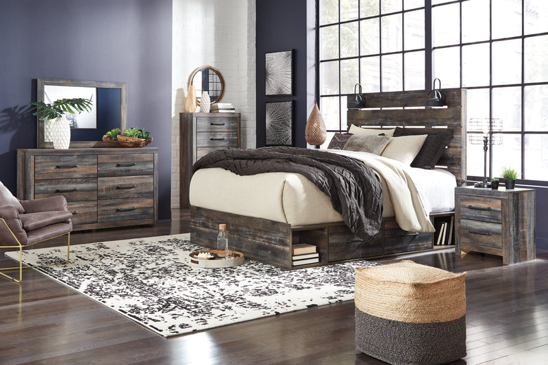 Drystan Bed, Dresser, Mirror, Chest & Nightstand, Bedroom Set