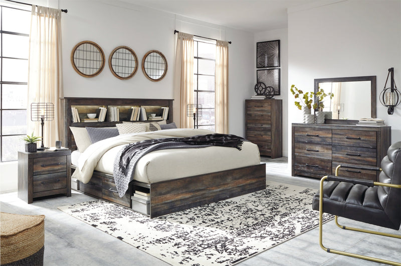 Drystan Bed, Dresser, Mirror, Chest & Nightstand, Bedroom Set